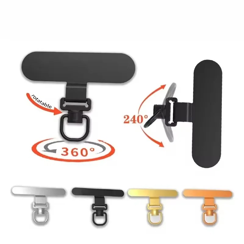 Phone Ring Holder - 360 Rotating Phone Lanyard Clip Metal