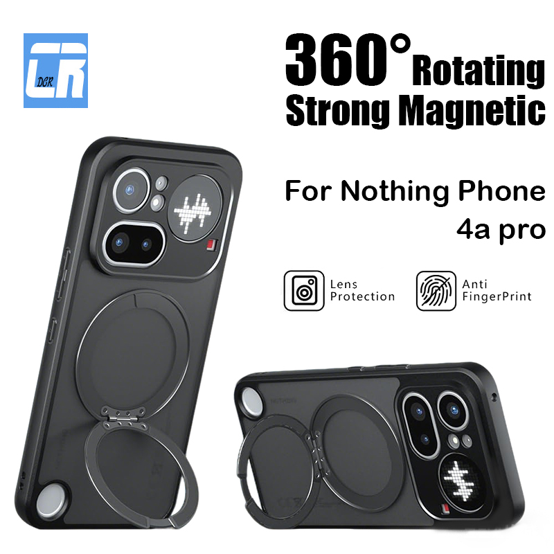 Phone Ring Holder - Shockproof Armor Matte Case For Nothing