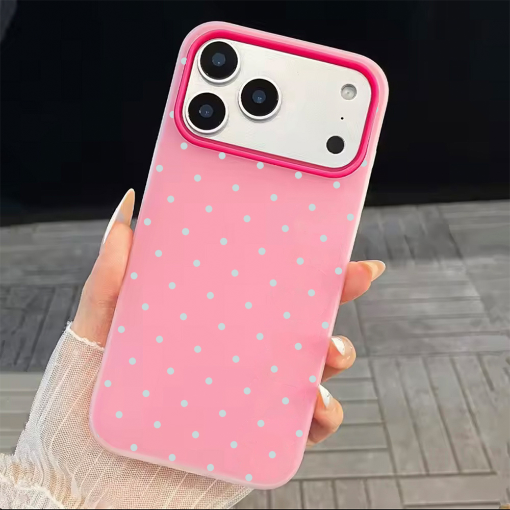 Adorable Light Blue Polka Dot  - Xo Phone Accessories ulasan dan harga