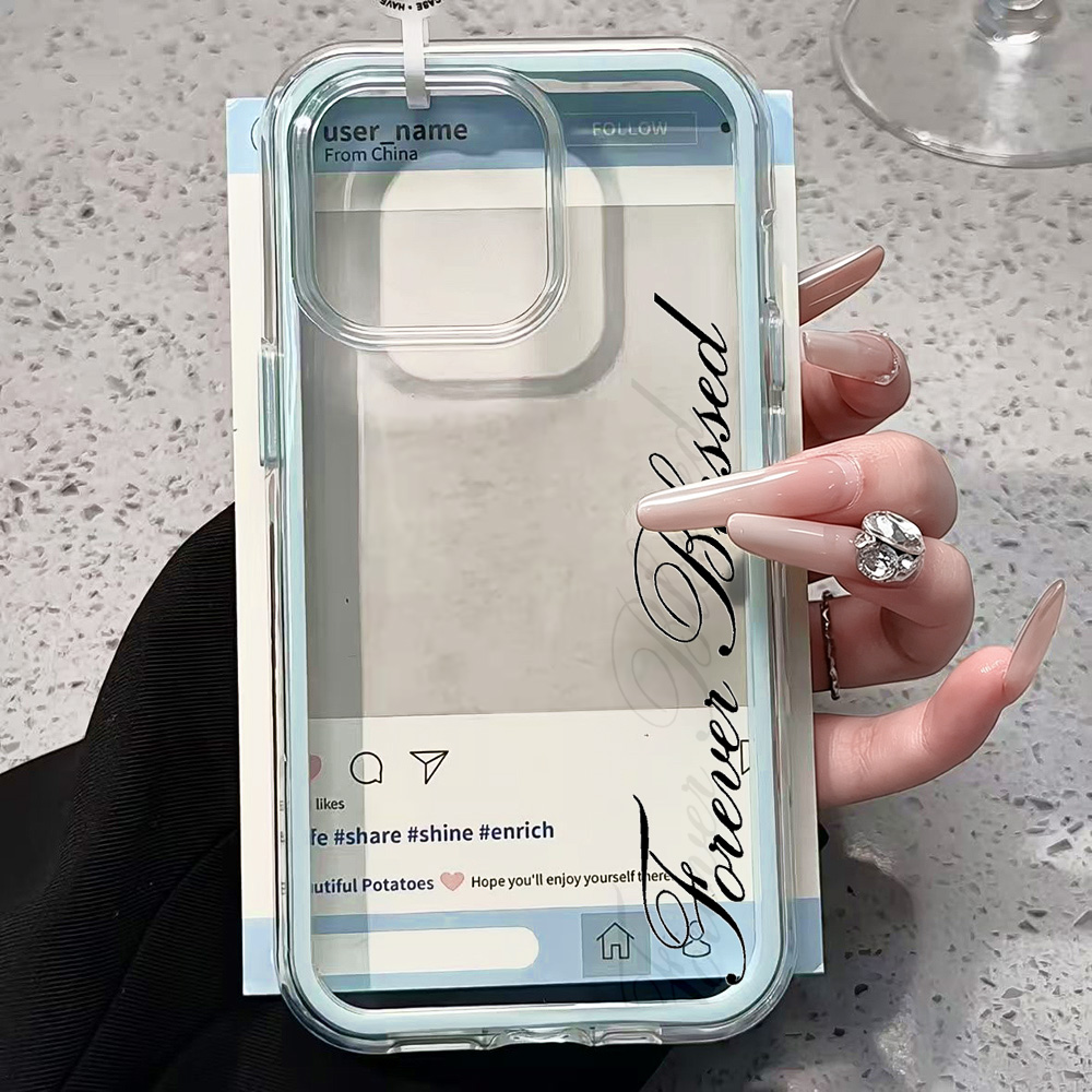 Forever Blessed Simple Clear P - Xo Phone Accessories ulasan dan harga