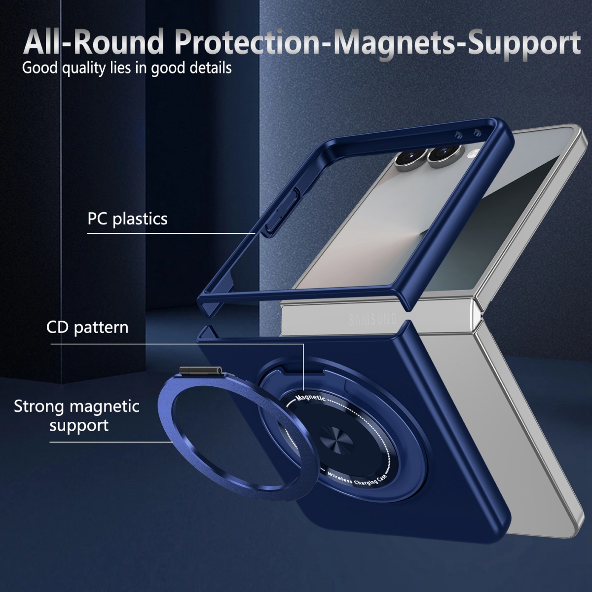 Magnetic Metal Rotate Ring Hol - Phone Ring Holder ulasan dan harga