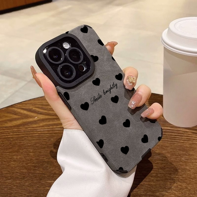 New Luxury Black Love Heart So - Xo Phone Accessories ulasan dan harga