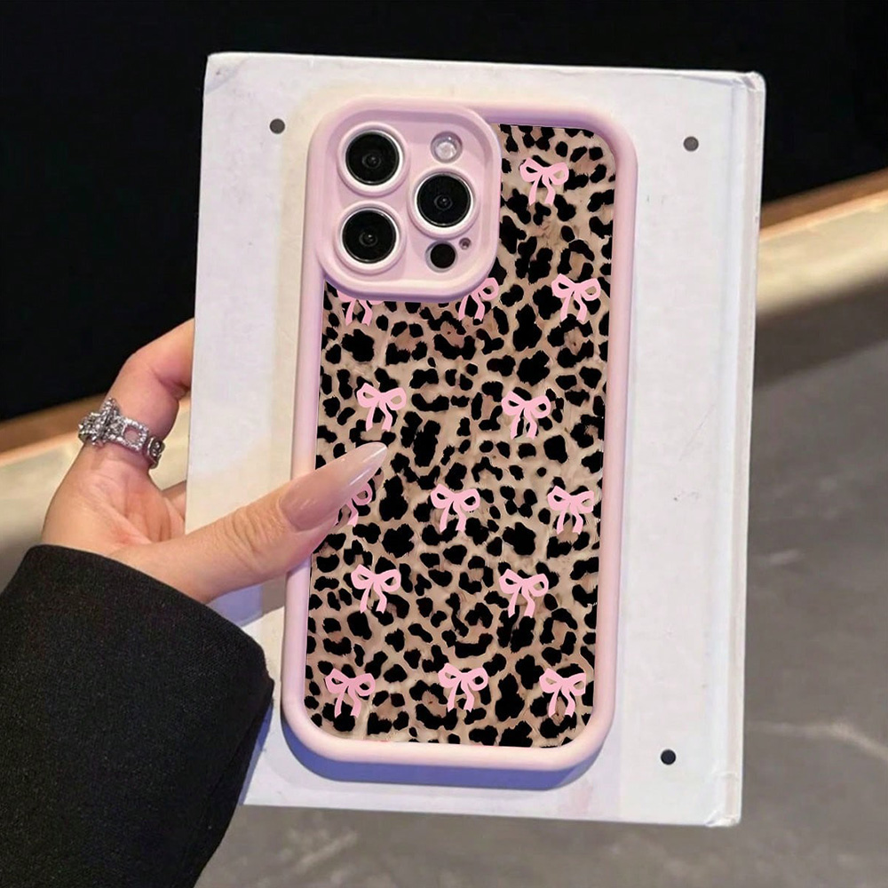 Pink Bow Lily Flower Leopard P - Xo Phone Accessories ulasan dan harga
