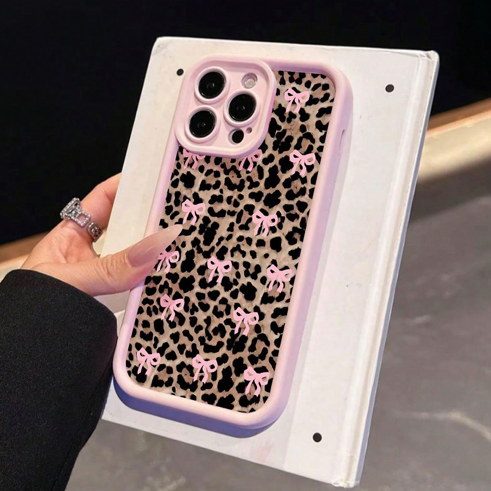 Pink Bow Lily Flower Leopard P - Xo Phone Accessories ulasan dan harga