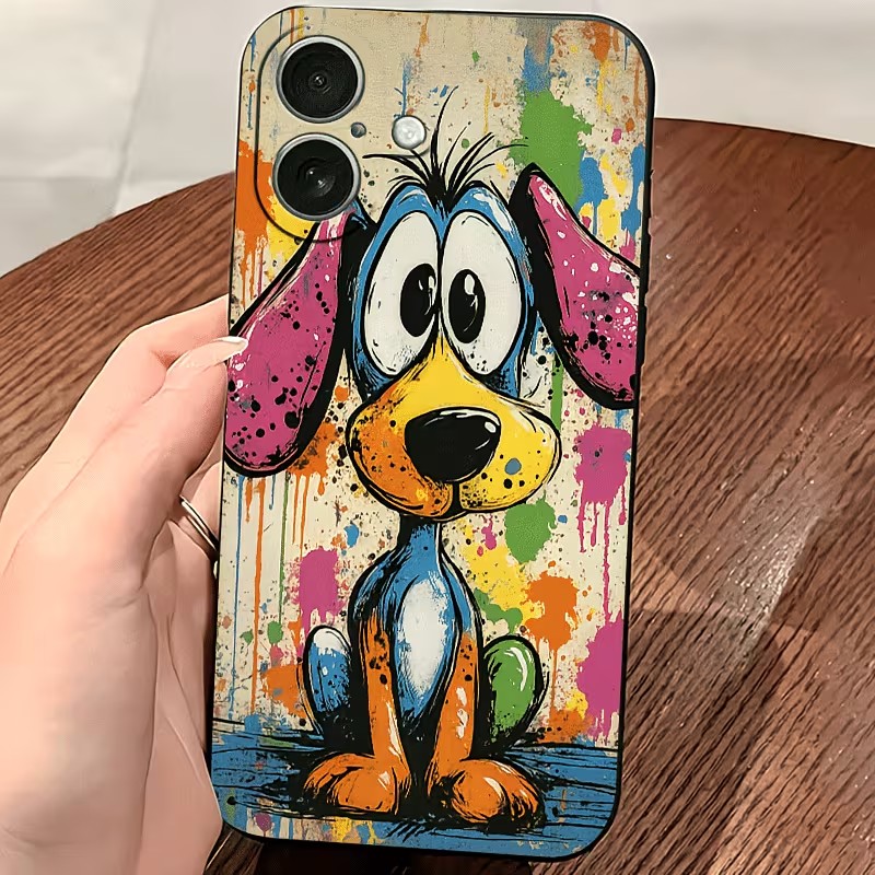 Graffiti Colored Puppy TPU Pho - Xo Phone Accessories ulasan dan harga