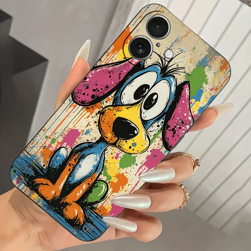 Graffiti Colored Puppy TPU Pho - Xo Phone Accessories ulasan dan harga