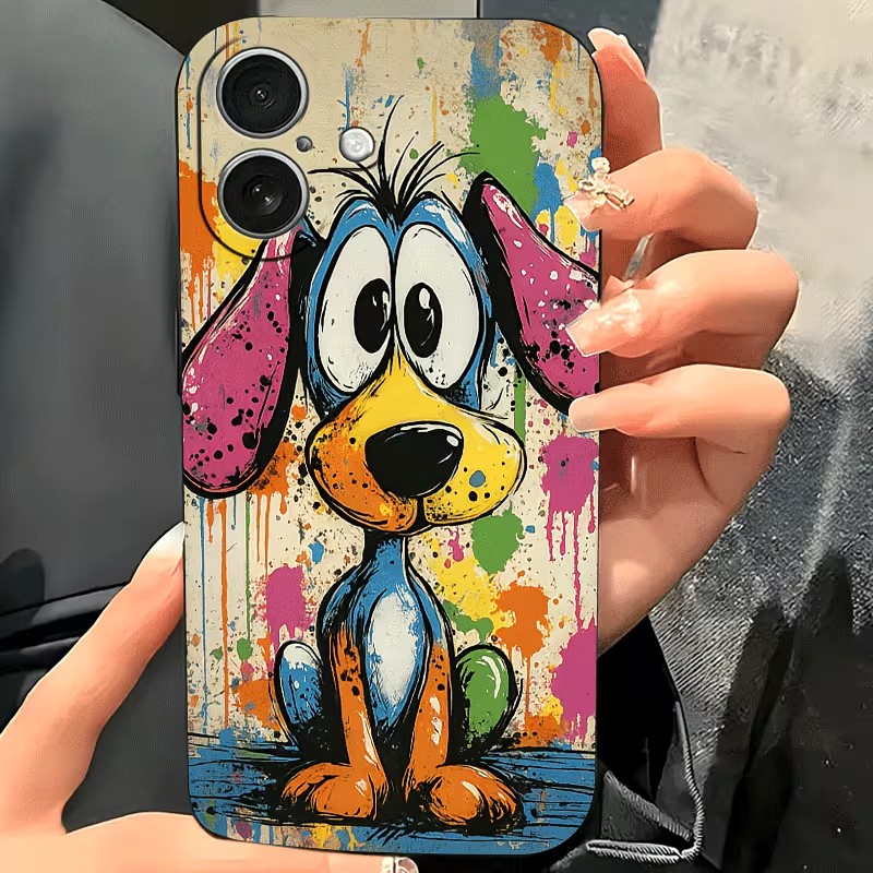 Graffiti Colored Puppy TPU Pho - Xo Phone Accessories ulasan dan harga