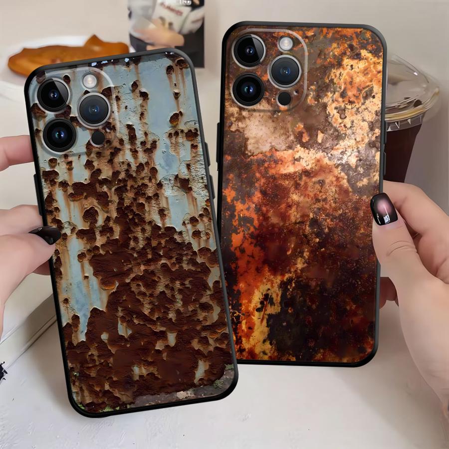 Retro Rust Design Case for iPh - Xo Phone Accessories ulasan dan harga