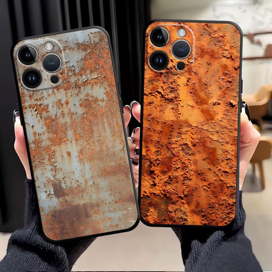 Retro Rust Design Case for iPh - Xo Phone Accessories ulasan dan harga