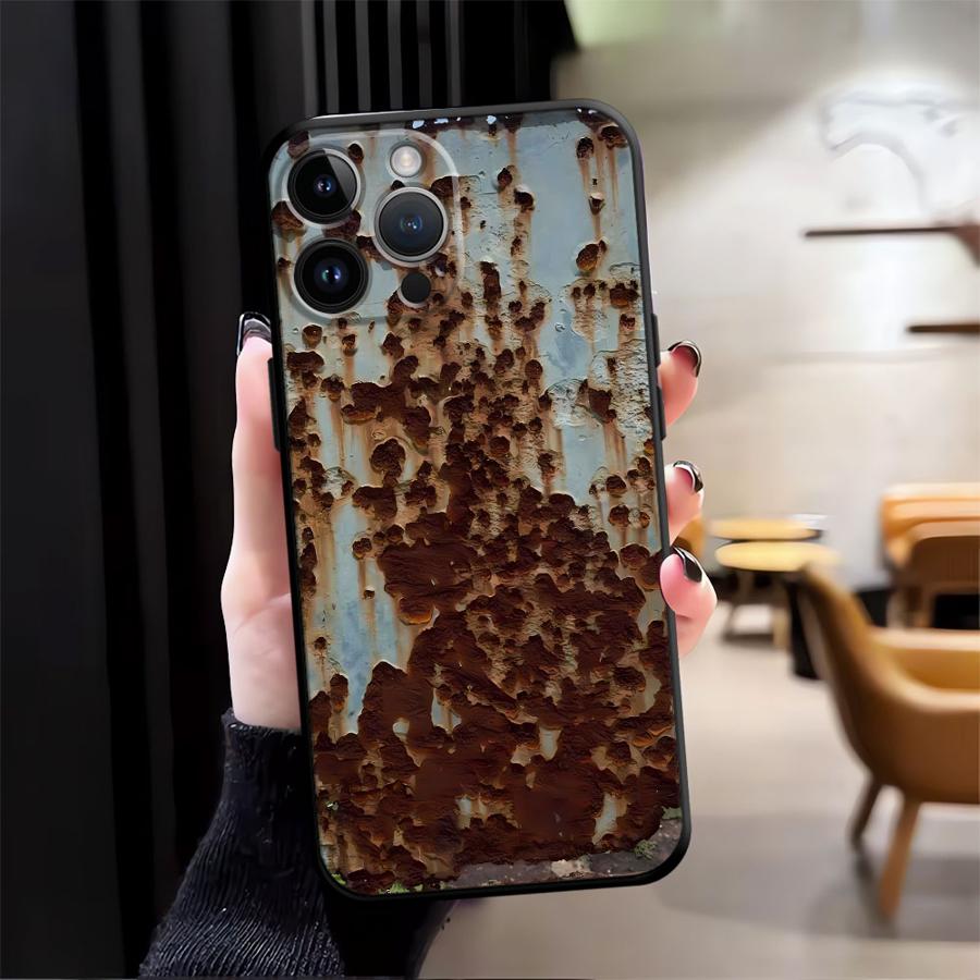 Retro Rust Design Case for iPh - Xo Phone Accessories ulasan dan harga