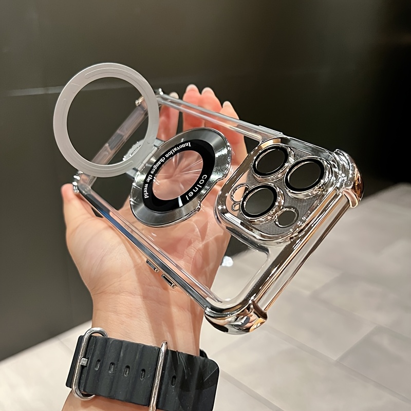 Luxury Plating Phone Case for  - Phone Ring Holder ulasan dan harga
