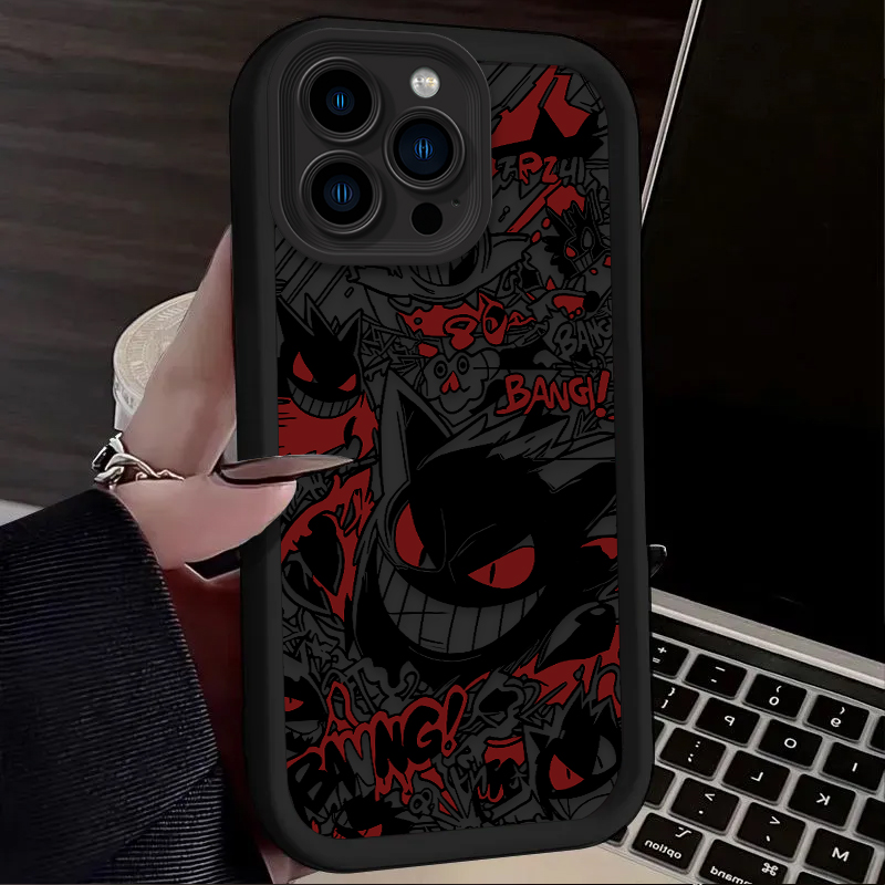 P-Pokemon Gengar Graffiti Phon - Xo Phone Accessories ulasan dan harga