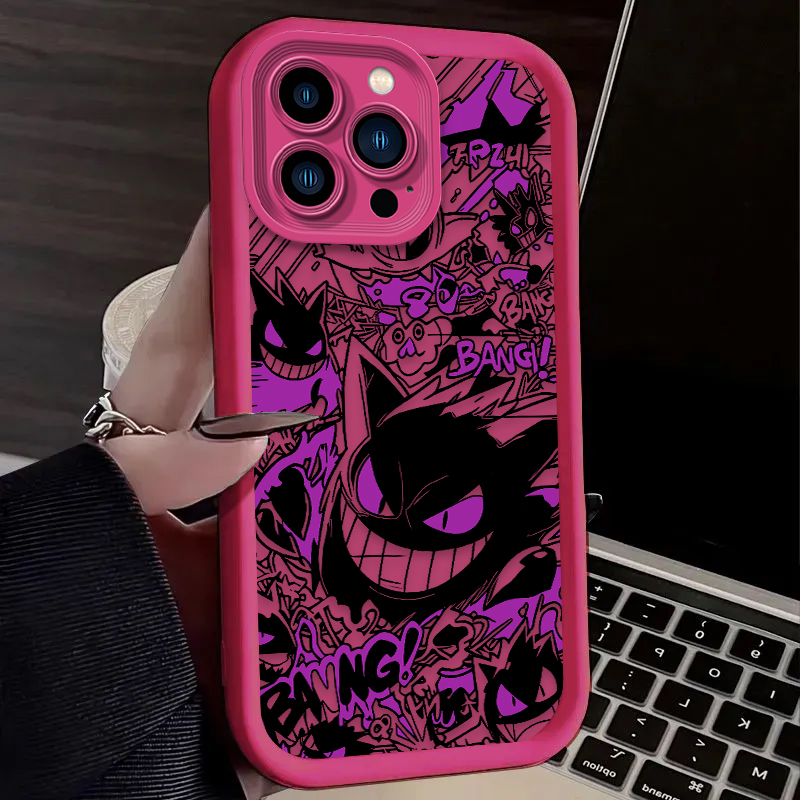 P-Pokemon Gengar Graffiti Phon - Xo Phone Accessories ulasan dan harga