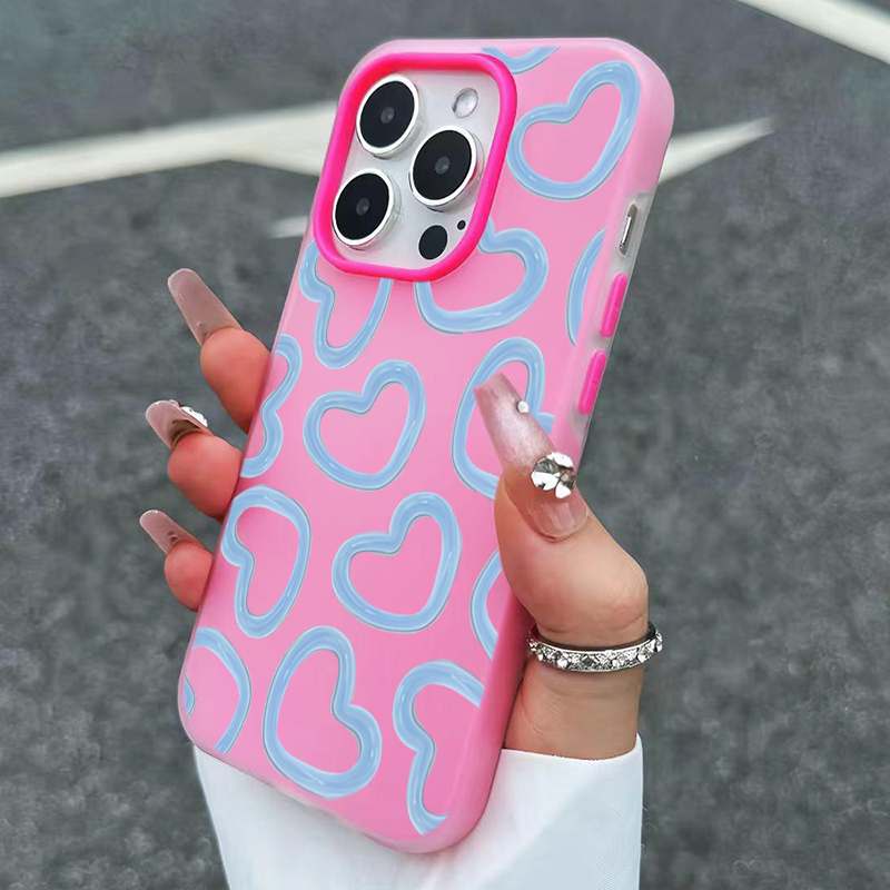 Cute Oil Painting Love Heart P - Xo Phone Accessories ulasan dan harga
