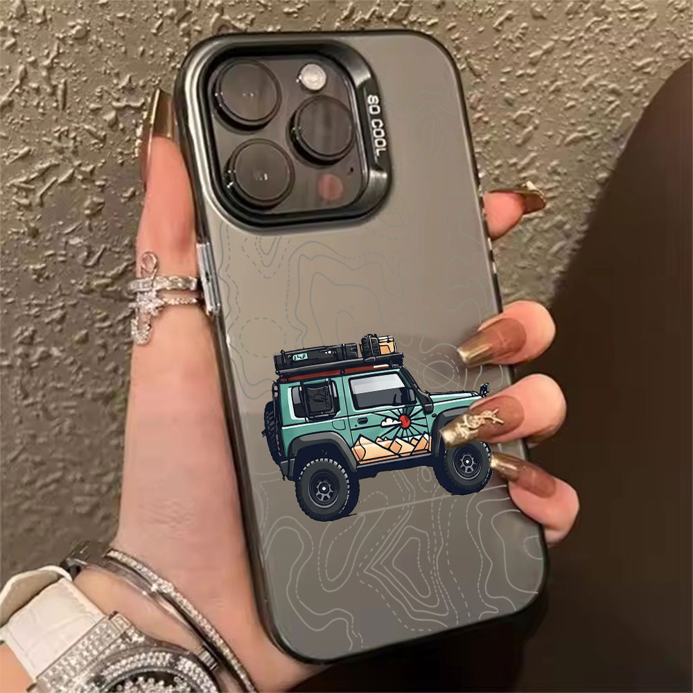 Simple Car Pattern Phone Case  - Xo Phone Accessories ulasan dan harga