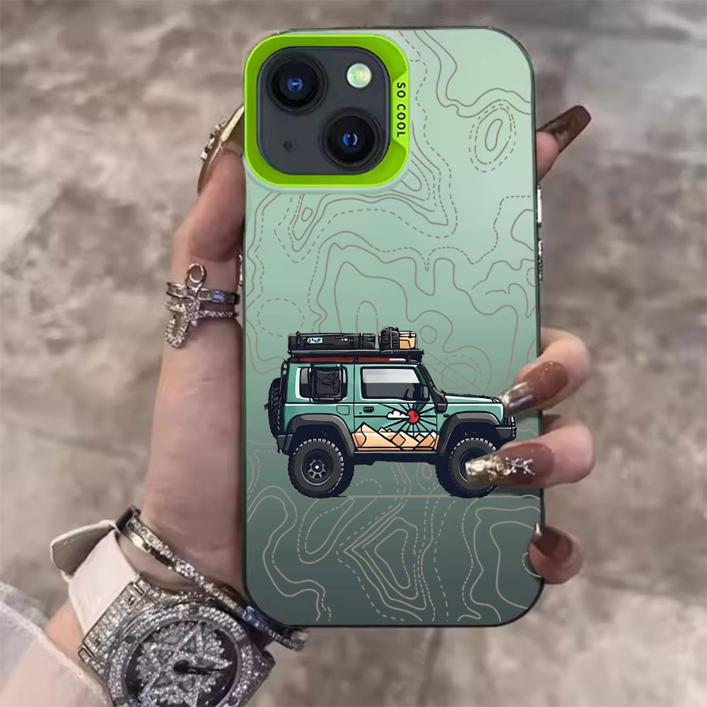Simple Car Pattern Phone Case  - Xo Phone Accessories ulasan dan harga
