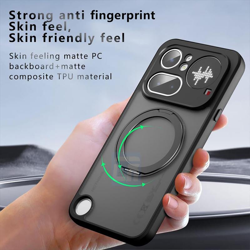 Shockproof Armor Matte Case Fo - Phone Ring Holder ulasan dan harga