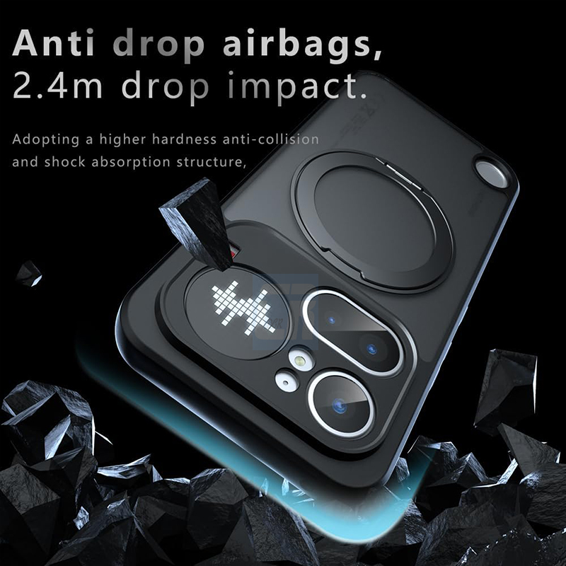 Shockproof Armor Matte Case Fo - Phone Ring Holder ulasan dan harga