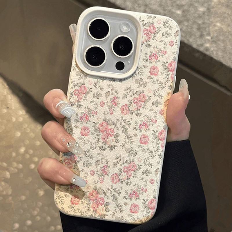 Adorable Girl Floral White Cla - Xo Phone Accessories ulasan dan harga